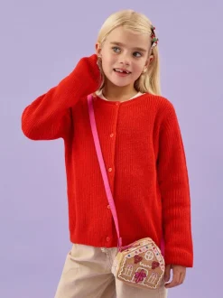 Tassen*Angels By Accessorize Girls Embellished Gingerbread House Bag