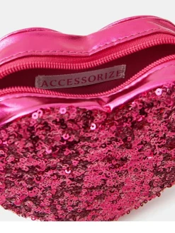 Tassen|Angels By Accessorize Girls Sequin Heart Bag