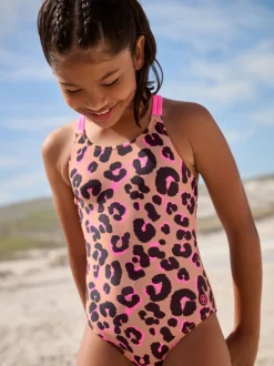 Badkleding|Badkleding|Next Animal - Badpak met dubbele bandjes (3-16jr)