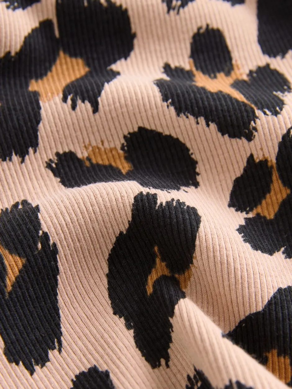 Broeken En Leggings*Next Animal - Geribde uitlopende legging (3-16 jr)