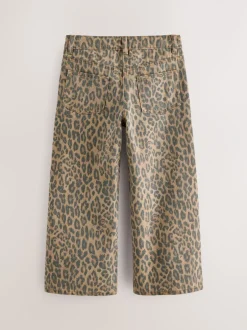 Jeans|Next - Jeans met wijde pijpen (3-16 jr) Animal