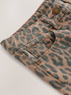 Jeans|Next - Jeans met wijde pijpen (3-16 jr) Animal