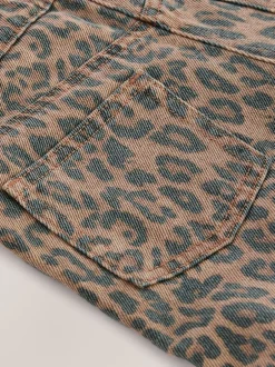 Jeans|Next - Jeans met wijde pijpen (3-16 jr) Animal