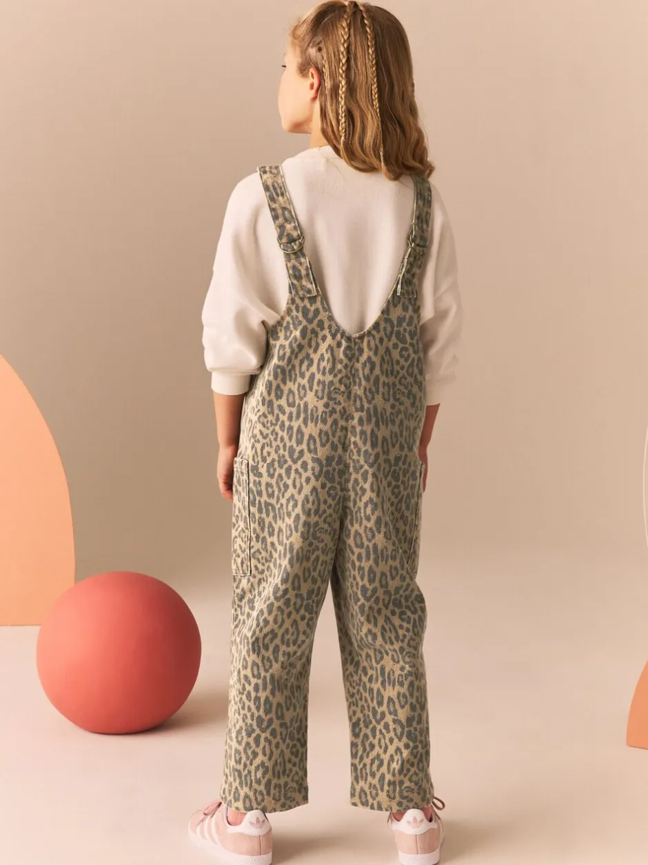 Tuinbroeken|Jumpsuits En Playsuits|Next - Ruimvallende bretelbroeken (3-16jaar) Animal