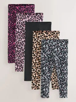 Broeken En Leggings|Next Animal - Verpakking van 5 leggings (3-16 jr)
