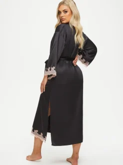 Badjassen*Ann Summers Sorella lange satijnen badjas