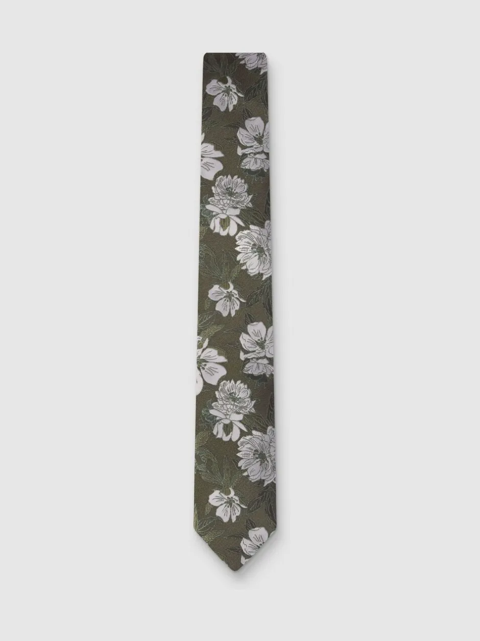 Stropdassen En Pochets|Antique Rogue Large Floral Tie