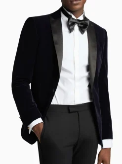 Smokings En Feestkleding*Antique Rogue Velvet SB1 Peak Dress Wear Jacket