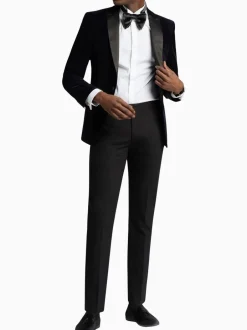 Smokings En Feestkleding*Antique Rogue Velvet SB1 Peak Dress Wear Jacket
