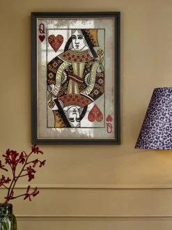 Canvassen En Kunst Voor Aan De Wand*Next Antiqued Cards Suit Mirror Wall Art