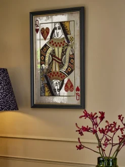 Canvassen En Kunst Voor Aan De Wand*Next Antiqued Cards Suit Mirror Wall Art
