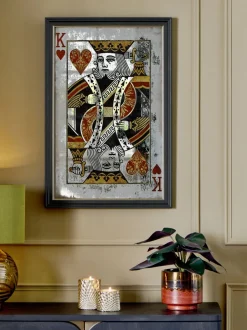 Canvassen En Kunst Voor Aan De Wand|Next Antiqued Cards Suit Mirror Wall Art