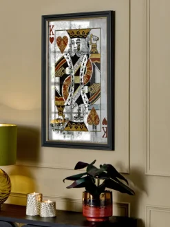 Canvassen En Kunst Voor Aan De Wand|Next Antiqued Cards Suit Mirror Wall Art