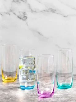 Glas*Anton Studio Designs - Set van 4 Gala Hiball hoog drinkglazen
