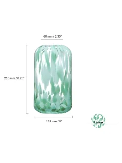 Vazen*Anton Studio Designs Kleine Lava Vaas Groen