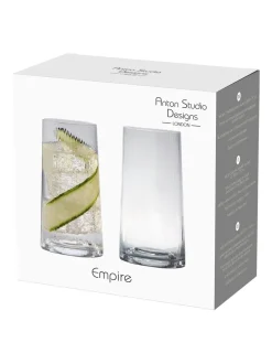 Glas*Anton Studio Designs set van 2 Empire DOF Wissen