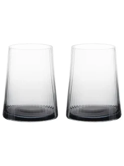 Glas*Anton Studio Designs set van 2 Empire DOF Smoke