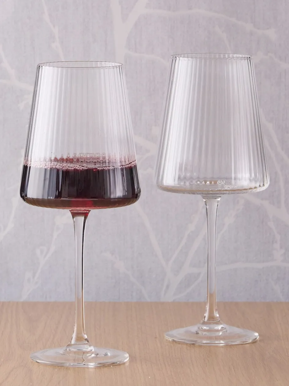 Glas|Anton Studio Designs set van 2 Empire wijnglazen Wissen