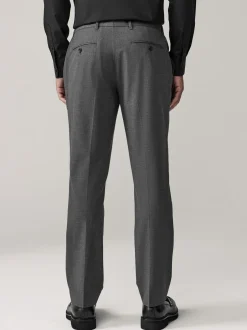 Formele Broek|Broeken En Chino's*Next - Aansluitend - Elasticated Waist Motionflex Stretch Smart Trousers Antraciet