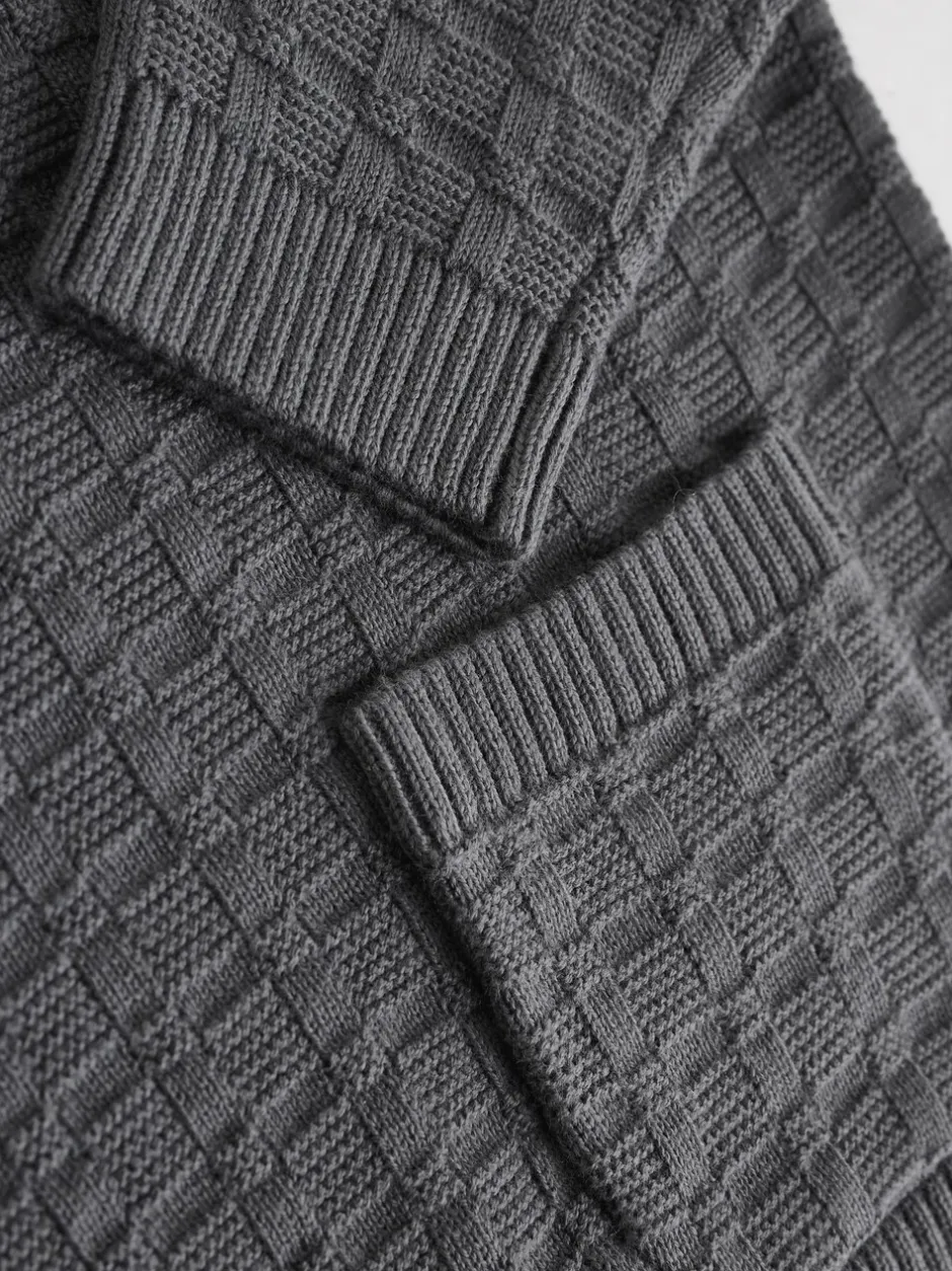 Truien En Breisels*Next - Babyset met gebreide trui en legging van 100% katoen met textuur (0mnd -3jr) Antraciet