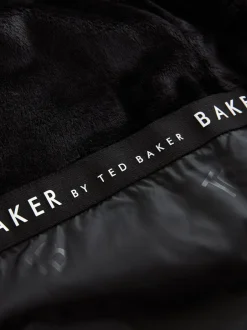 Schoolkleding|Jassen En Jacks*Baker by Ted Baker - regenbestendige gewateerde lange jas Antraciet
