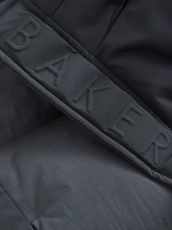 Schoolkleding|Jassen En Jacks*Baker by Ted Baker - regenbestendige gewateerde lange jas Antraciet