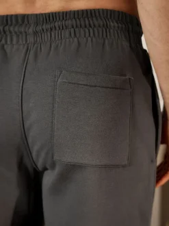 Joggingbroeken|Loungewear|Next - Brushback Heavyweight Open Joggers Antraciet