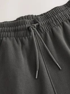Joggingbroeken|Loungewear|Next - Brushback Heavyweight Open Joggers Antraciet