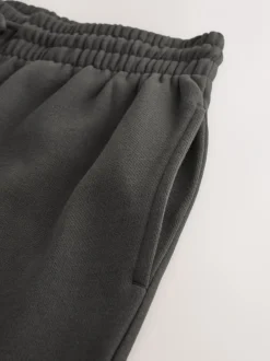 Joggingbroeken|Loungewear|Next - Brushback Heavyweight Open Joggers Antraciet