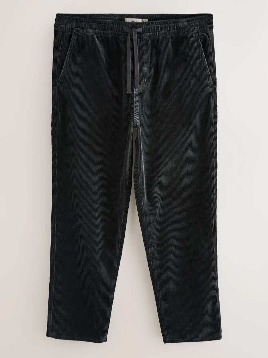 Broeken En Chino's|Next - Corduroy Joggers Antraciet