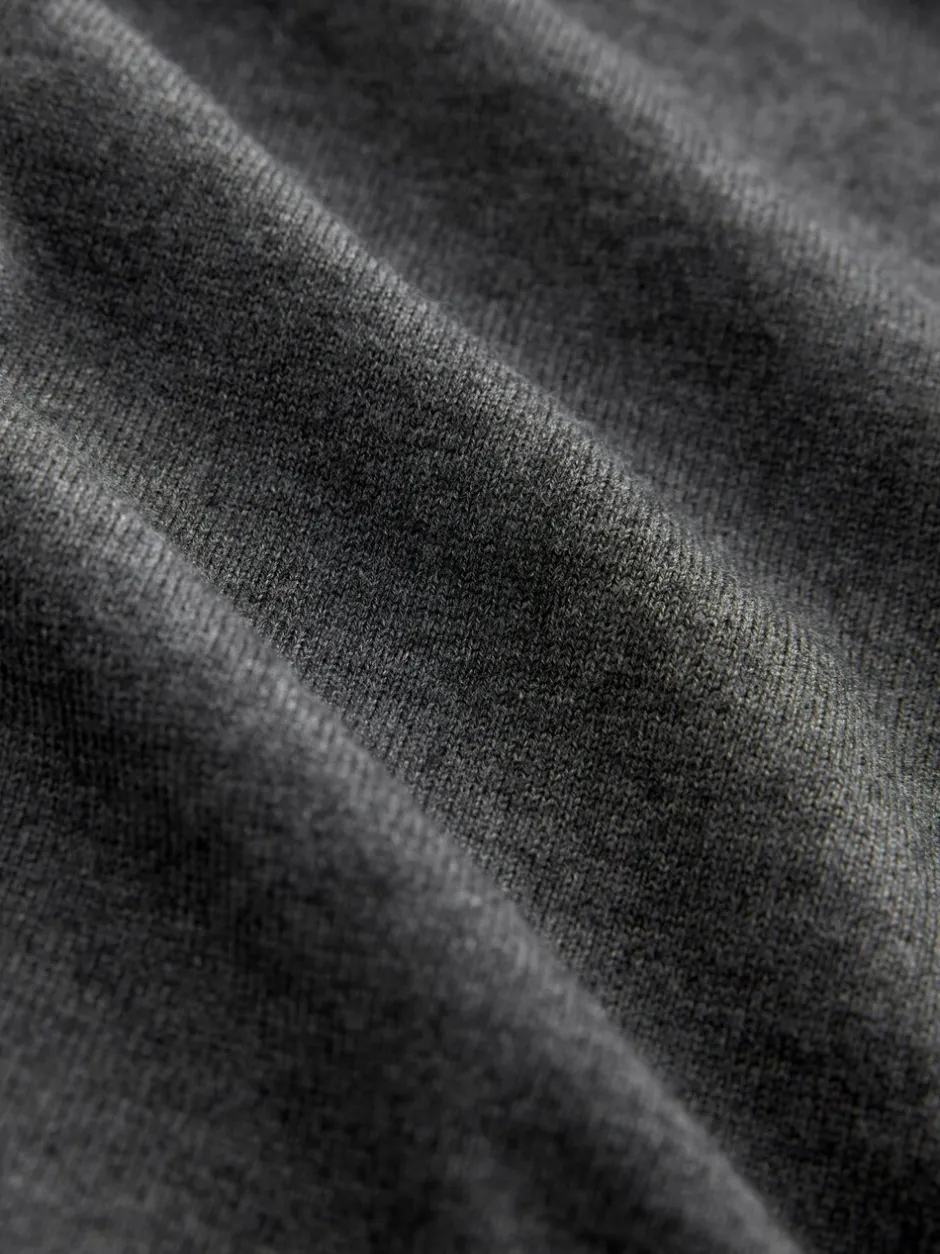 Gebreide Kleding*Next - Effen - Regular Fit Cotton Rich Crew Neck Jumper Antraciet