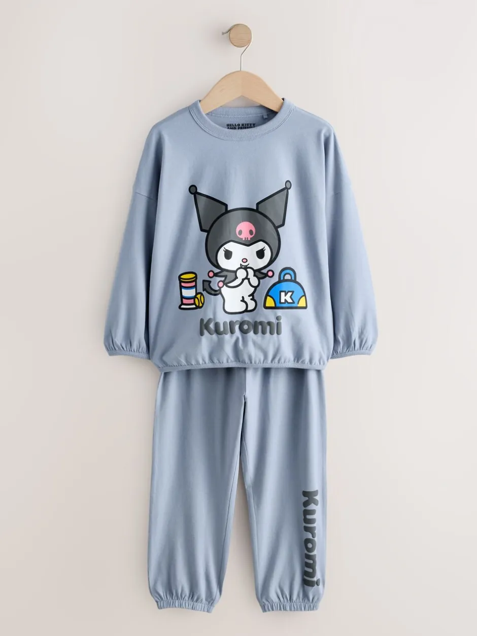 Nachtkleding En Pyjama's|Pyjama's|Next Antraciet - Hello Kitty and Friends Jogger Pyjamas 2 Pack (3-16yrs)