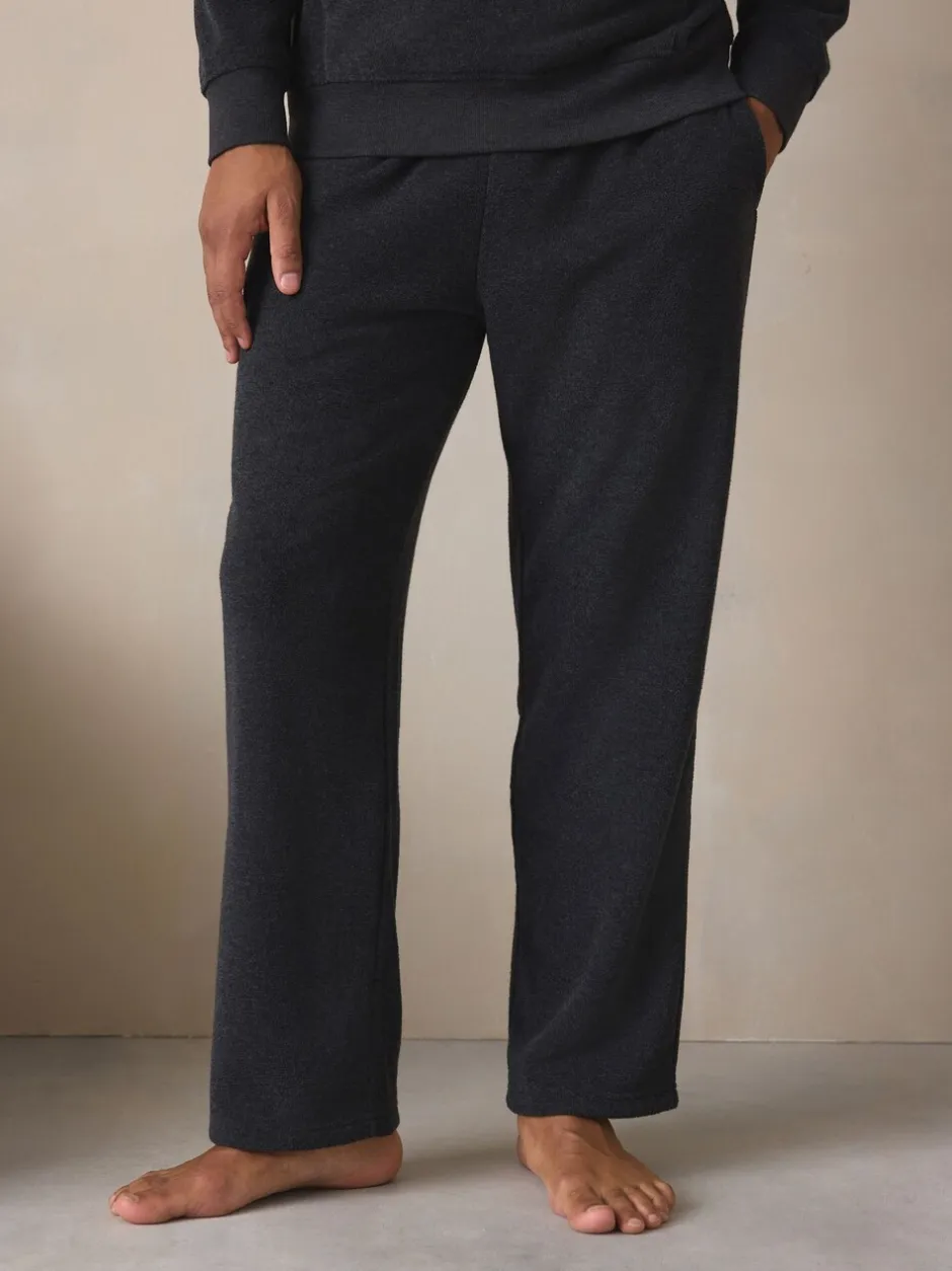 Pyjama's|Loungewear|Next Antraciet - Hooded Towelling Pyjamas Set