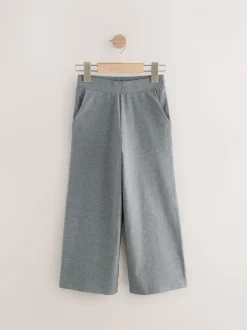 Schoolkleding|Broeken En Leggings*Next - Jersey broek met wijde pijpen (3-16 jr) Antraciet