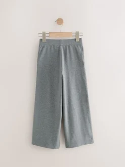 Schoolkleding|Broeken En Leggings*Next - Jersey broek met wijde pijpen (3-16 jr) Antraciet