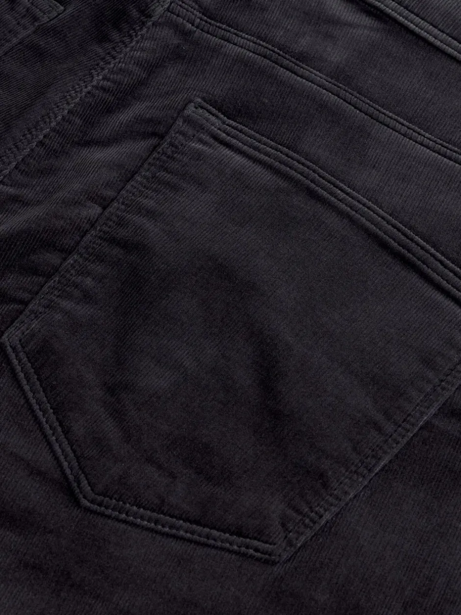 Broeken En Chino's*Next - Motionflex Corduroy Stretch Trousers Antraciet