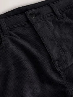 Broeken En Chino's*Next - Motionflex Corduroy Stretch Trousers Antraciet