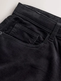 Broeken En Chino's*Next - Motionflex Corduroy Stretch Trousers Antraciet