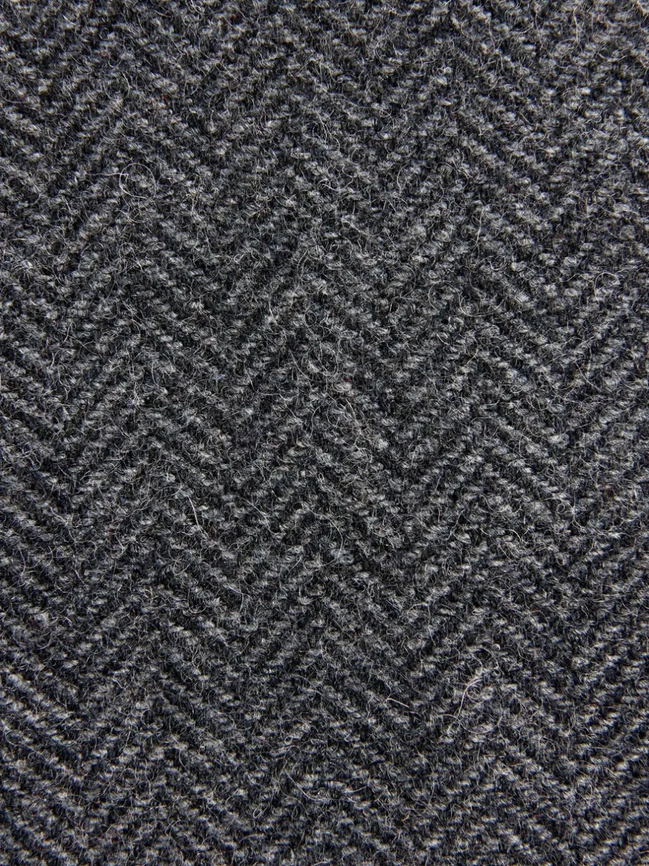 Blazers En Business-Jasjes|Next - Normale Pasvorm - Blazer met visgraatmotief en hoog wolgehalte Antraciet