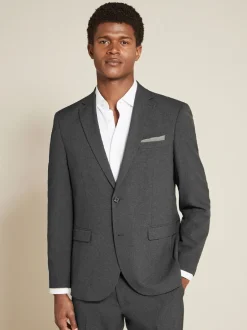 Blazers En Business-Jasjes|Pakken*Next - Normale Pasvorm - Must-have kostuum: colbert Antraciet