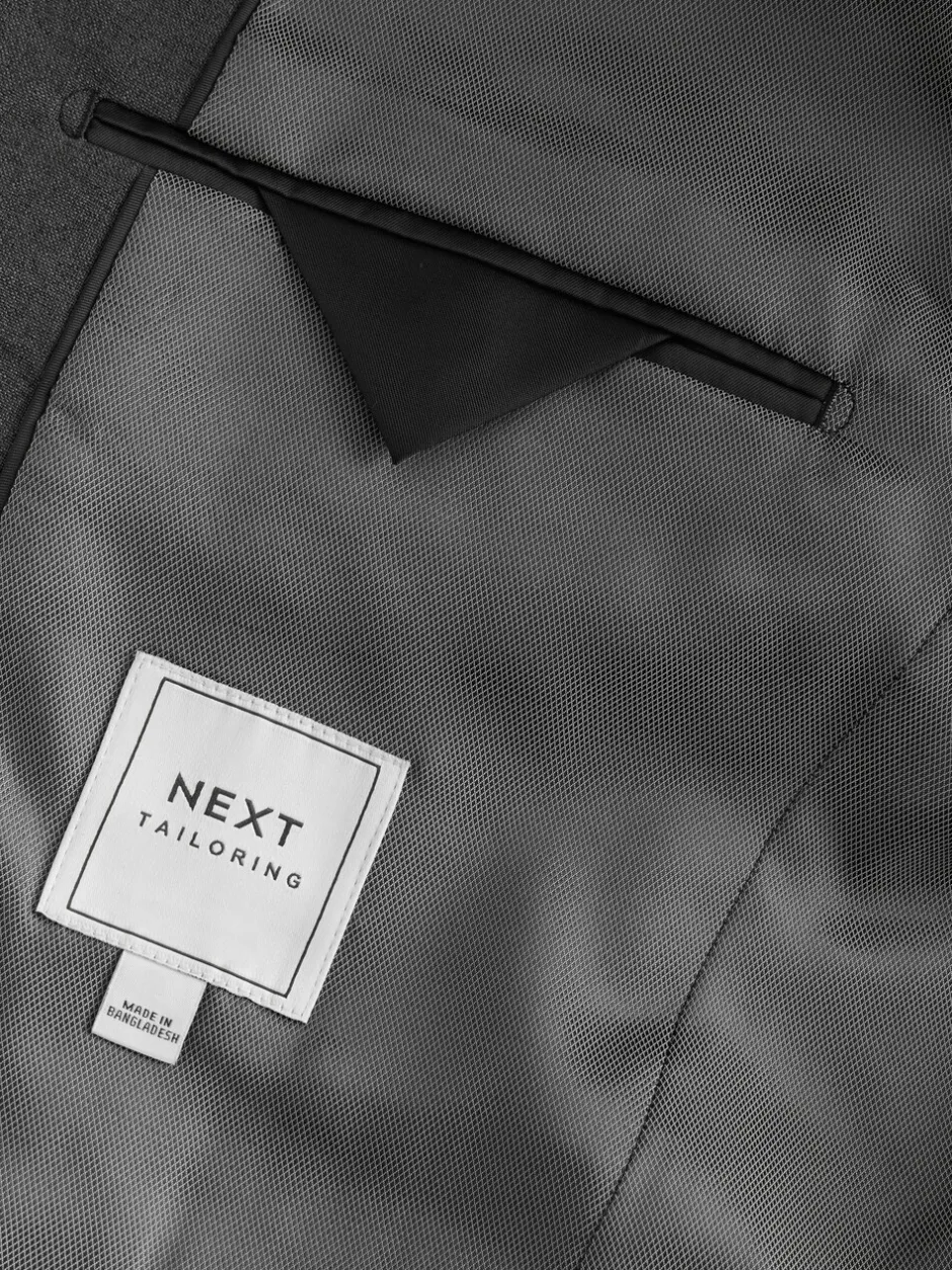 Blazers En Business-Jasjes|Pakken*Next - Normale Pasvorm - Must-have kostuum: colbert Antraciet
