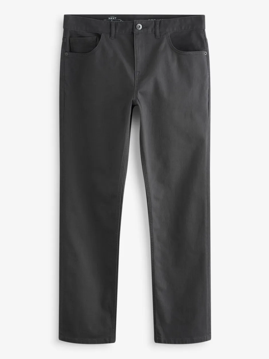 Jeans*Next Antraciet - Rechte, klassieke jeans met stretch
