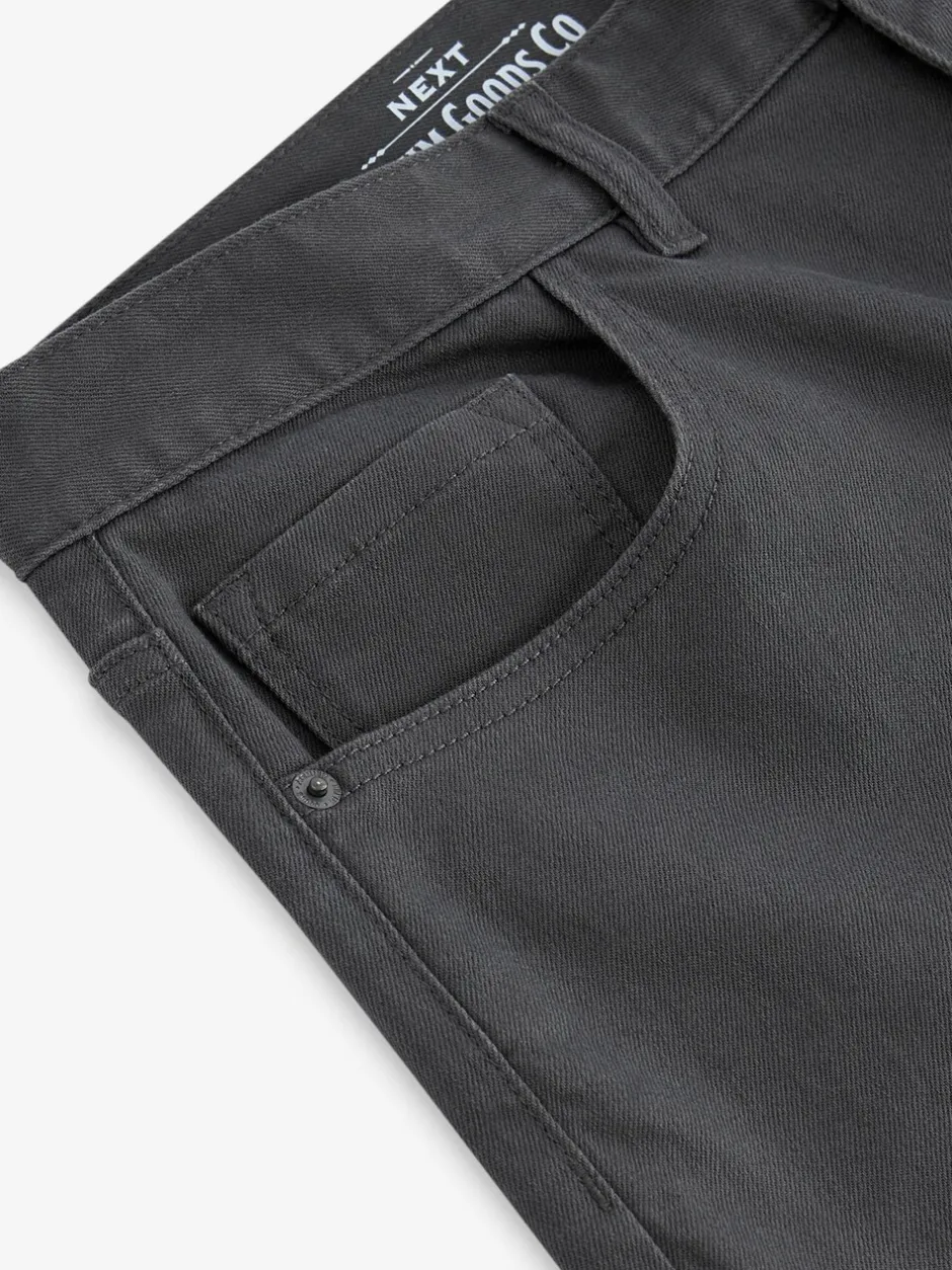 Jeans*Next Antraciet - Rechte, klassieke jeans met stretch