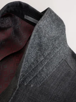 Blazers En Business-Jasjes|Pakken|Next - Regular Fit Signature Nova Fides 100% Italian Wool Suit Jacket Antraciet
