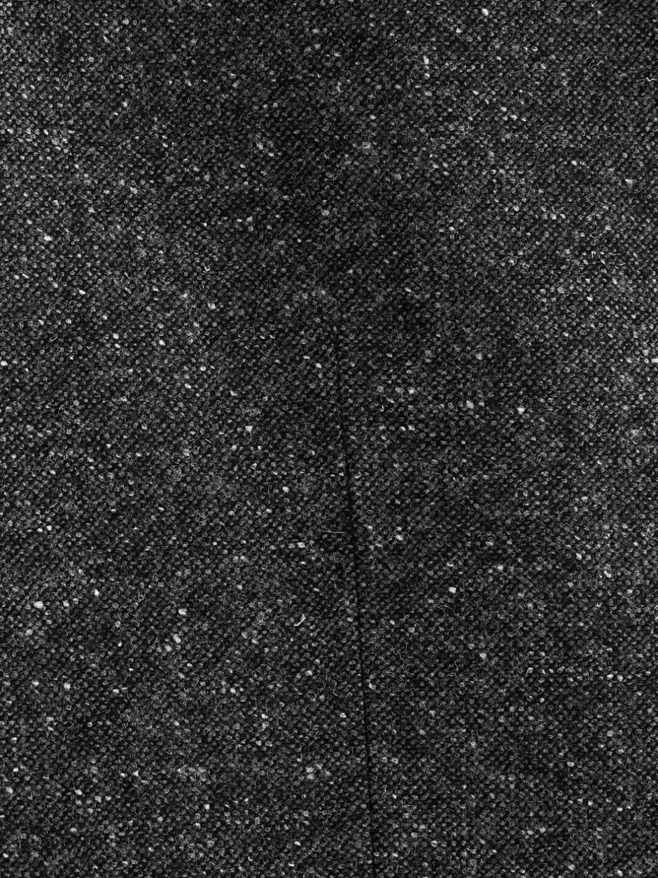 Vesten|Next Antraciet - Regular Fit Wollen Blend Getrimd Kostuum Waistcoat