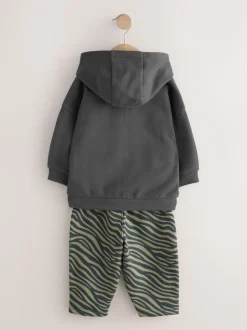 Sets En Combisets|Truien En Breisels*Next - Set met hoodie en joggingbroek (3 mnd - 7 jr) Antraciet