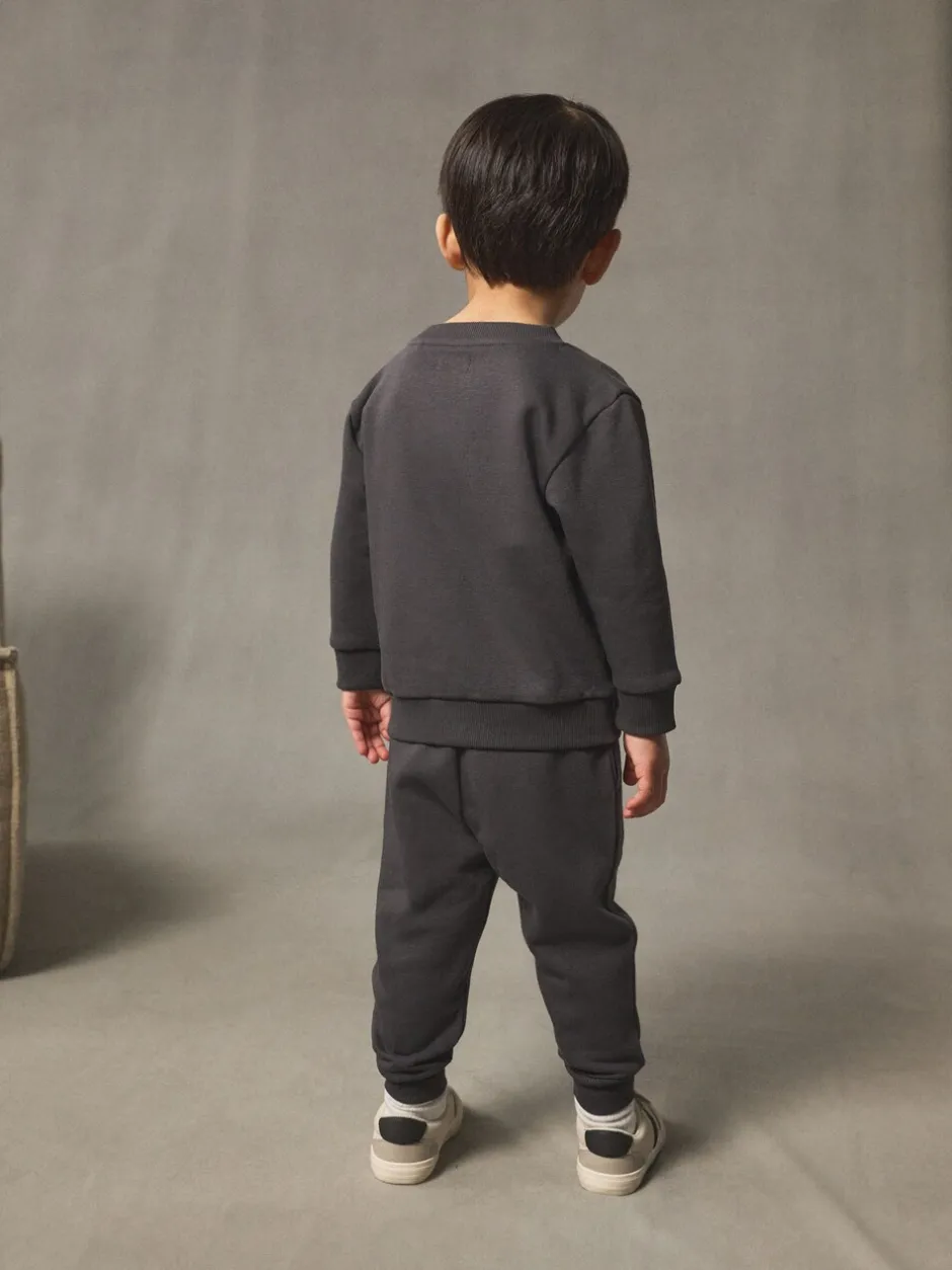 Sweaters En Hoody´S|Sets En Outfits|Next Antraciet - Set met sweatshirt en joggingbroek (3mnd-7jr)