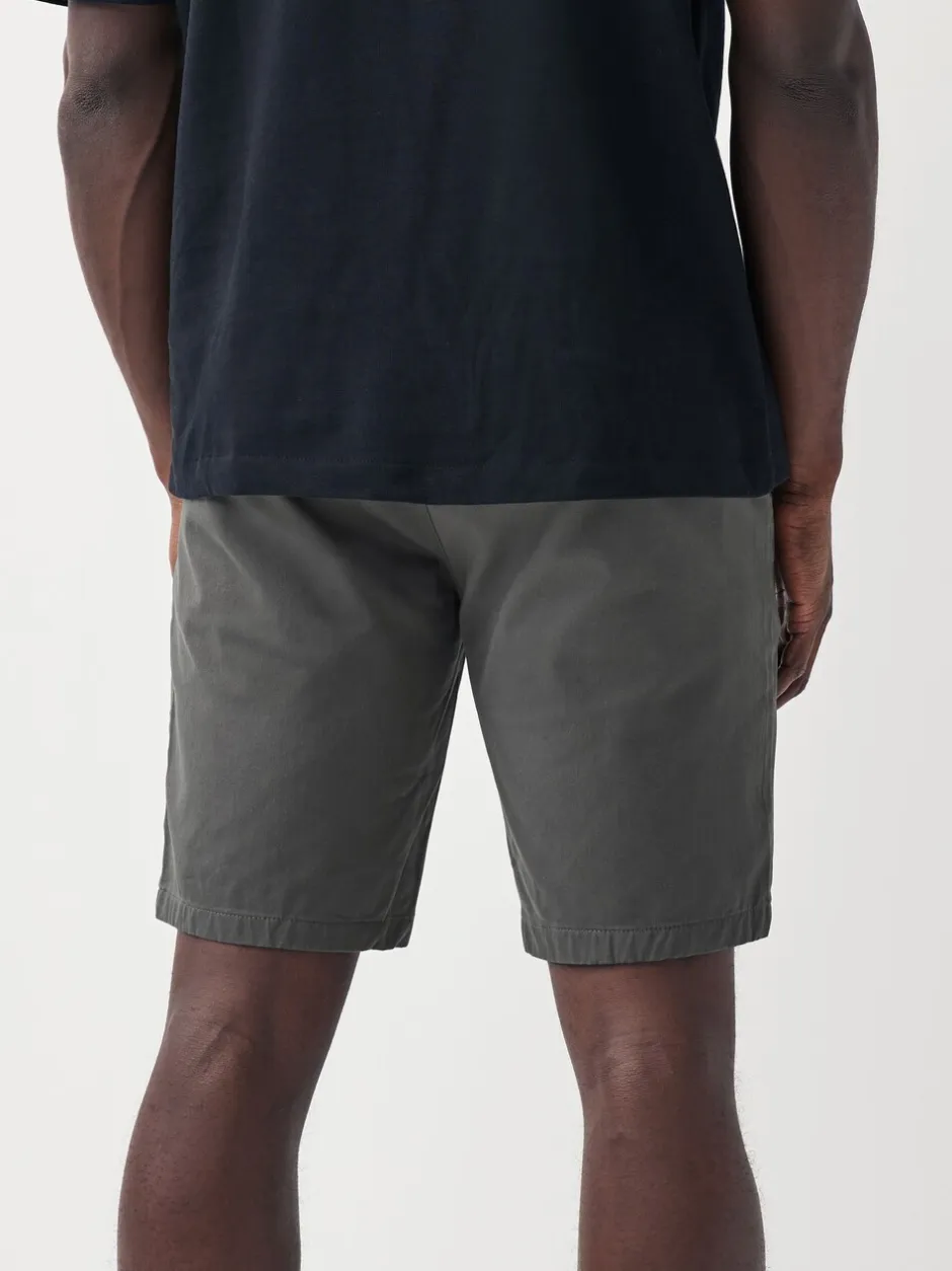 Shorts*Next Antraciet - Slim Fit - Chinoshort met stretch