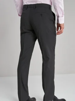 Formele Broek|Broeken En Chino's*Next Antraciet - Slim Fit - Chique stretchy broek