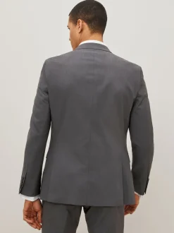 Blazers En Business-Jasjes|Pakken|Next - Slim Fit - Kostuum met twee knopen: colbert Antraciet